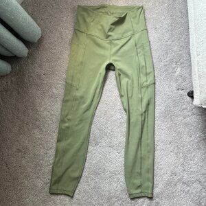 NWOT Athleta Ultimate Stash 7/8 Tight Olive Green Small